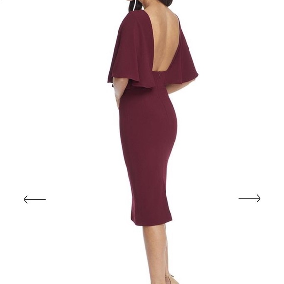 Dress the Population / NWT Louisa Flutter Sheath Dress - Picture 2 of 3